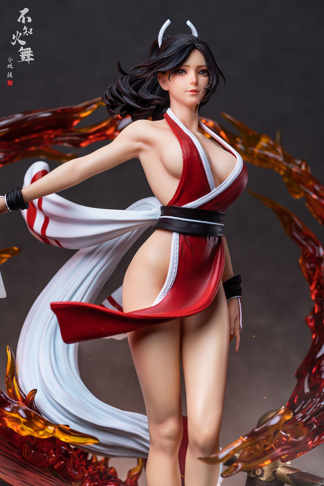 pj 不知火舞雕像摄影