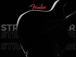fender電吉他渲染STRATOCASTER
