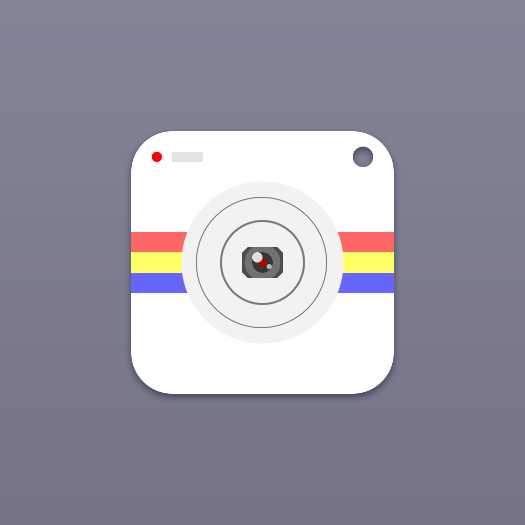 扁平化icon相机