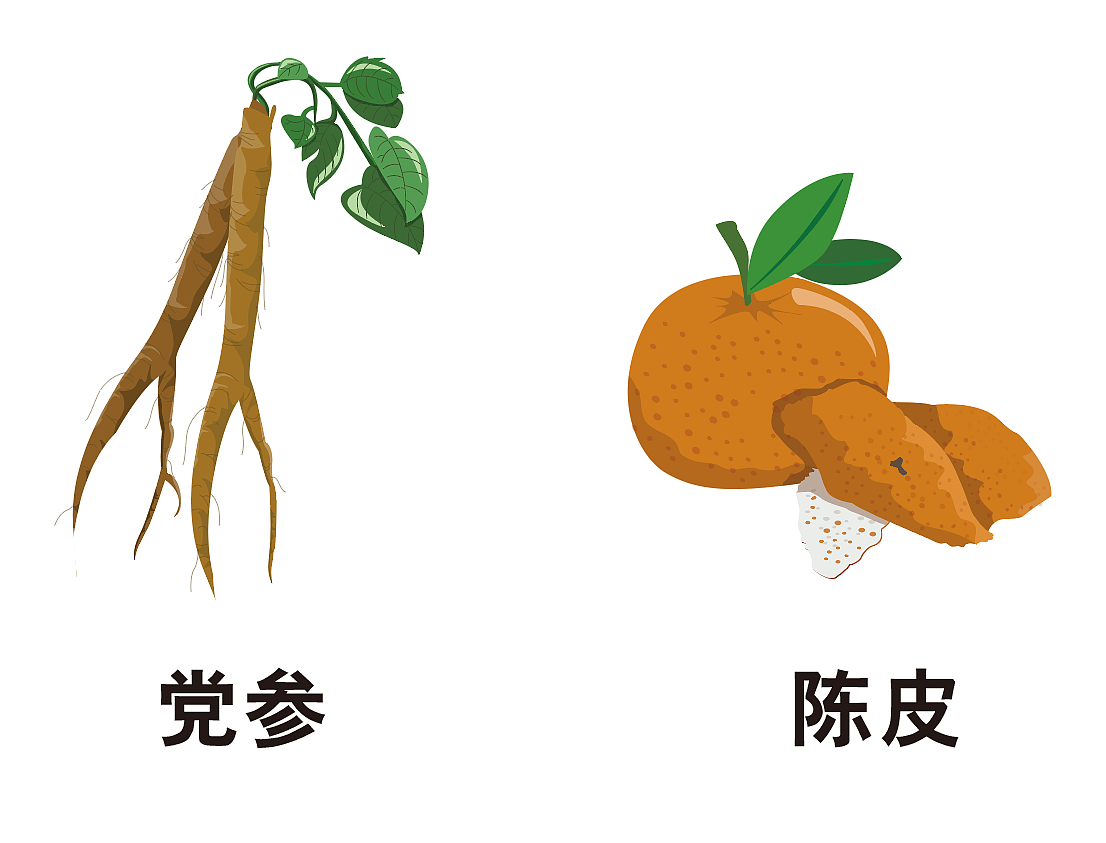 【ai插画】部分药材和食品插画|插画|艺术插画|thevickie - 原创作品