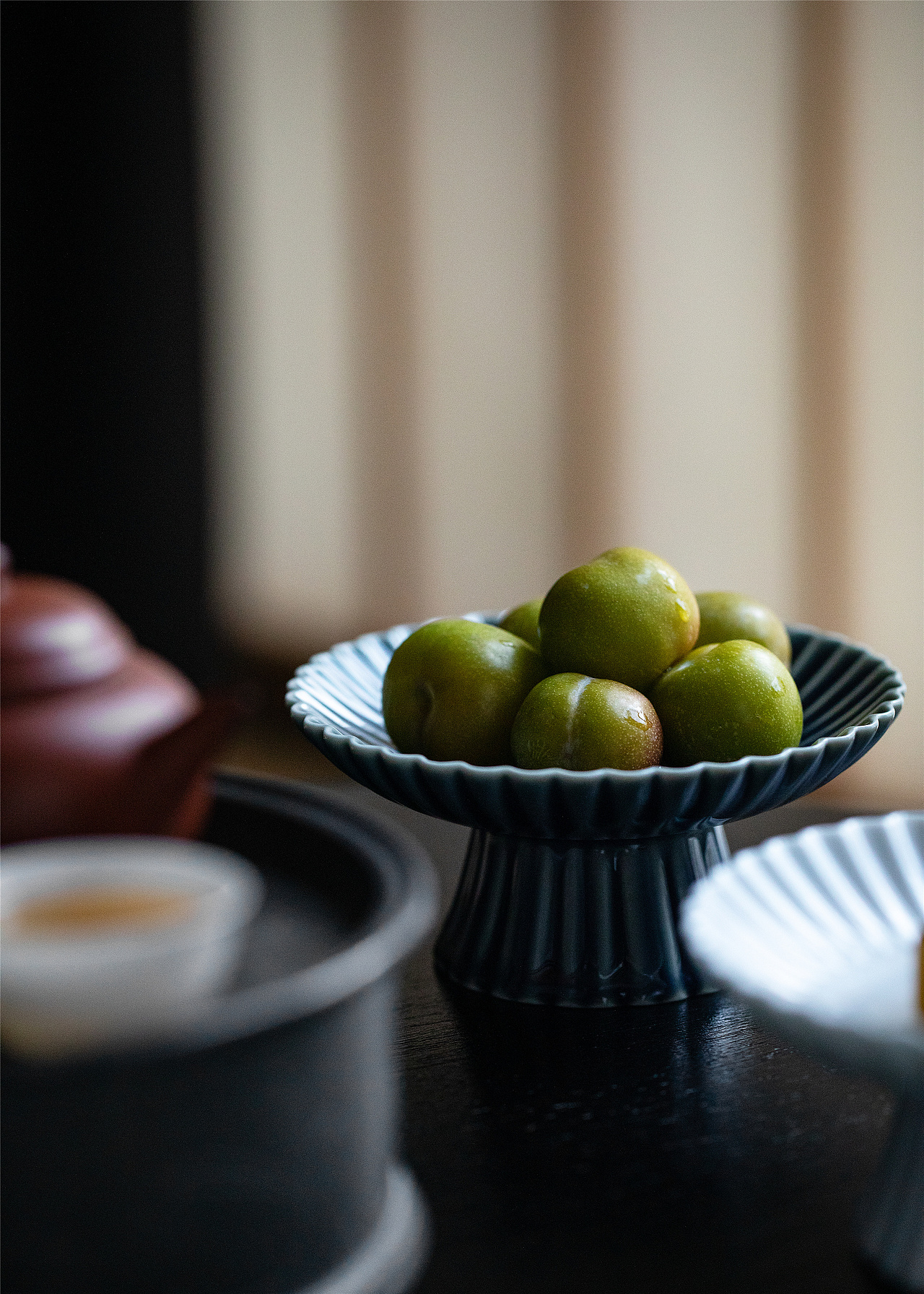 陶瓷茶点盘/茶道茶具配件/小果盘