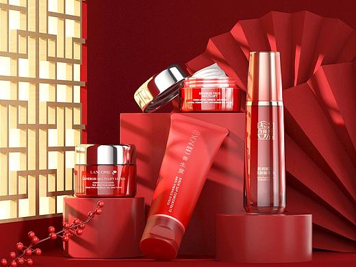 C4D百雀羚年货节（个人主页-ZNTgwMTczMTI=） - 电商 - 站酷设计师KellyKoo原创素材 - 站酷ZCOOL