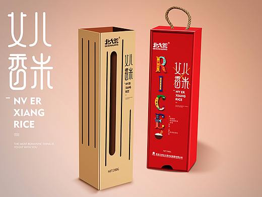 北大荒--女儿香创意包装设计