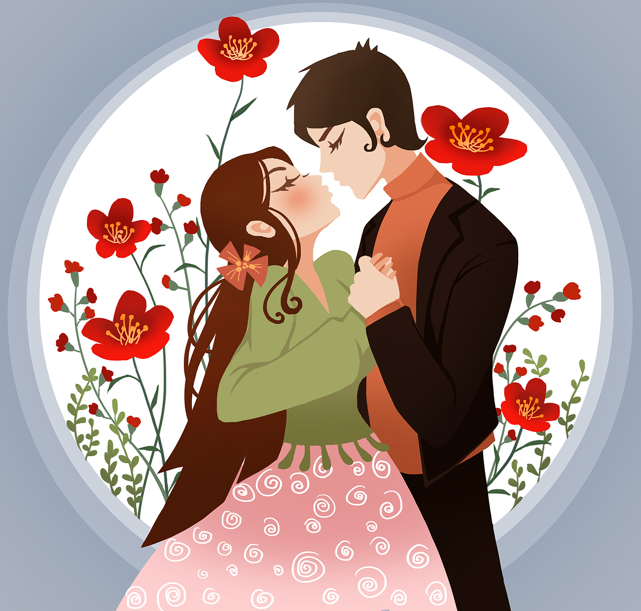 人物类插画（图ZMTA0NTQwNzYw） - 创作习作 - 站酷设计师阿啦琼原创素材 - 站酷ZCOOL