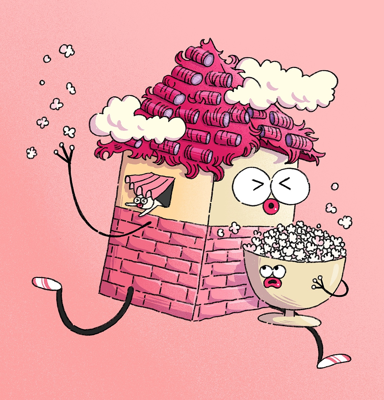 于是我画了81个脑洞[billd奔跑]（图ZMjU1MjgyMzg0） - 商业插画 - 站酷设计师油菜豚Aries原创素材 - 站酷ZCOOL