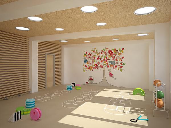 打造幼儿园园区风光