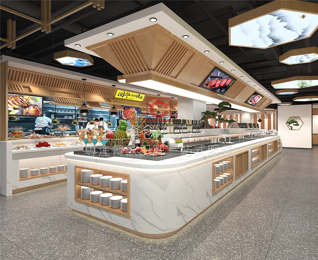囧牛自助烤肉店面设计（图ZMjEwNDgyNDE2） - 家装设计 - 站酷设计师餐创东方品牌策划原创素材 - 站酷ZCOOL