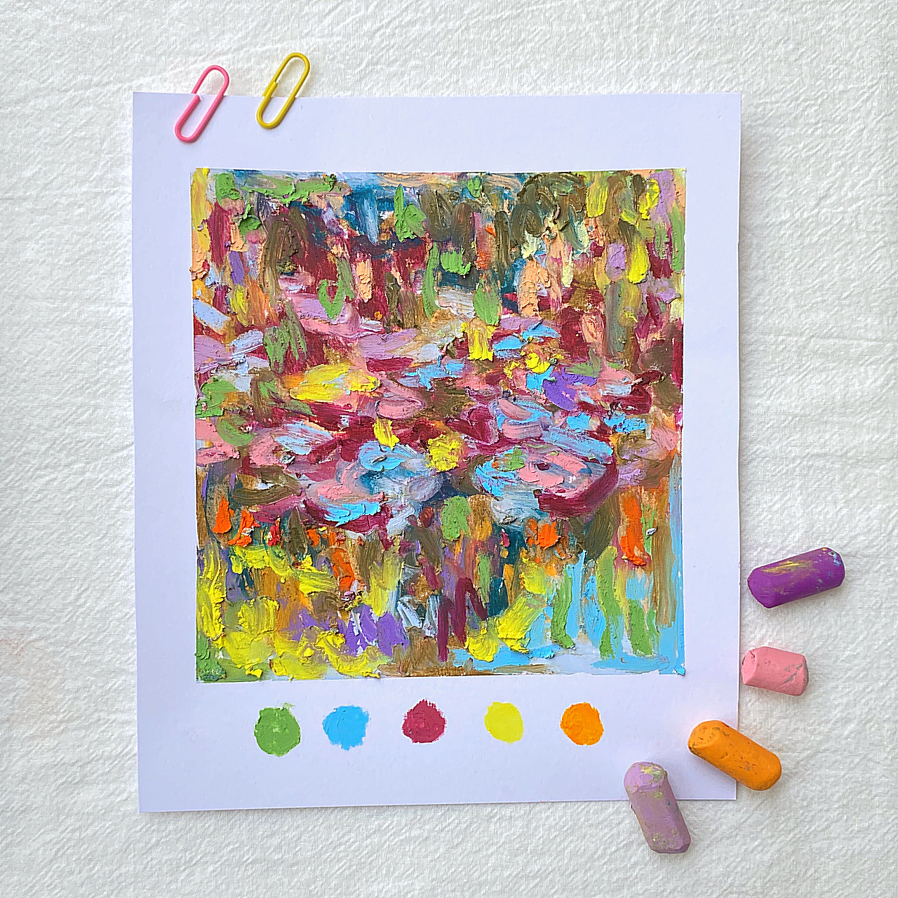 油画棒风景画（图ZMjQ5Mzk1NjI0） - 绘画 - 站酷设计师猪瑶原创素材 - 站酷ZCOOL