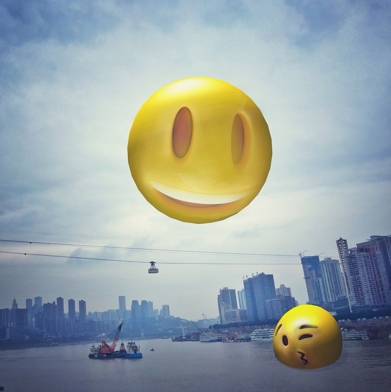 城市表情包:emoji in chongqing