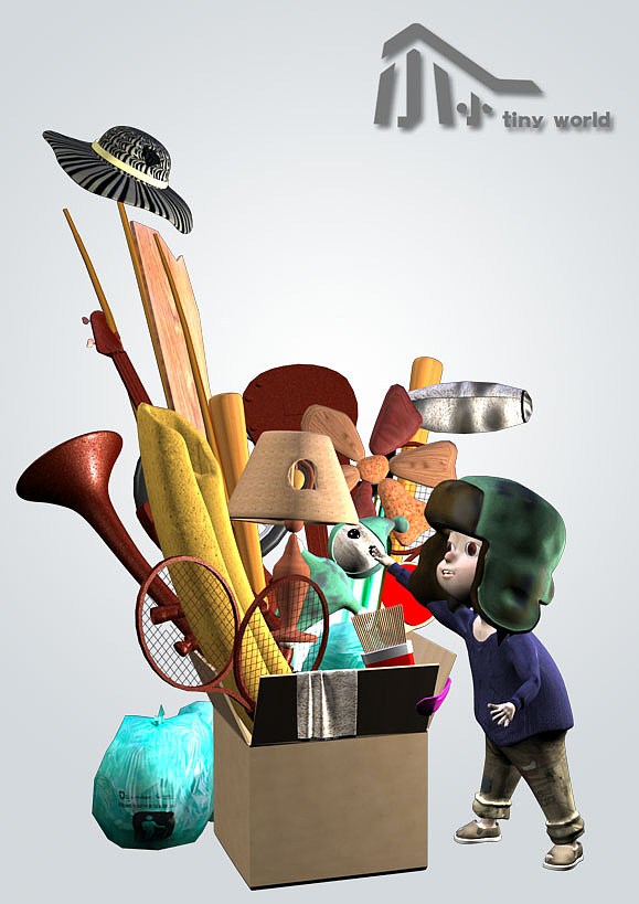 原创三维动画小小