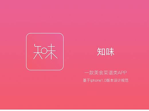 《知味》美食类APP