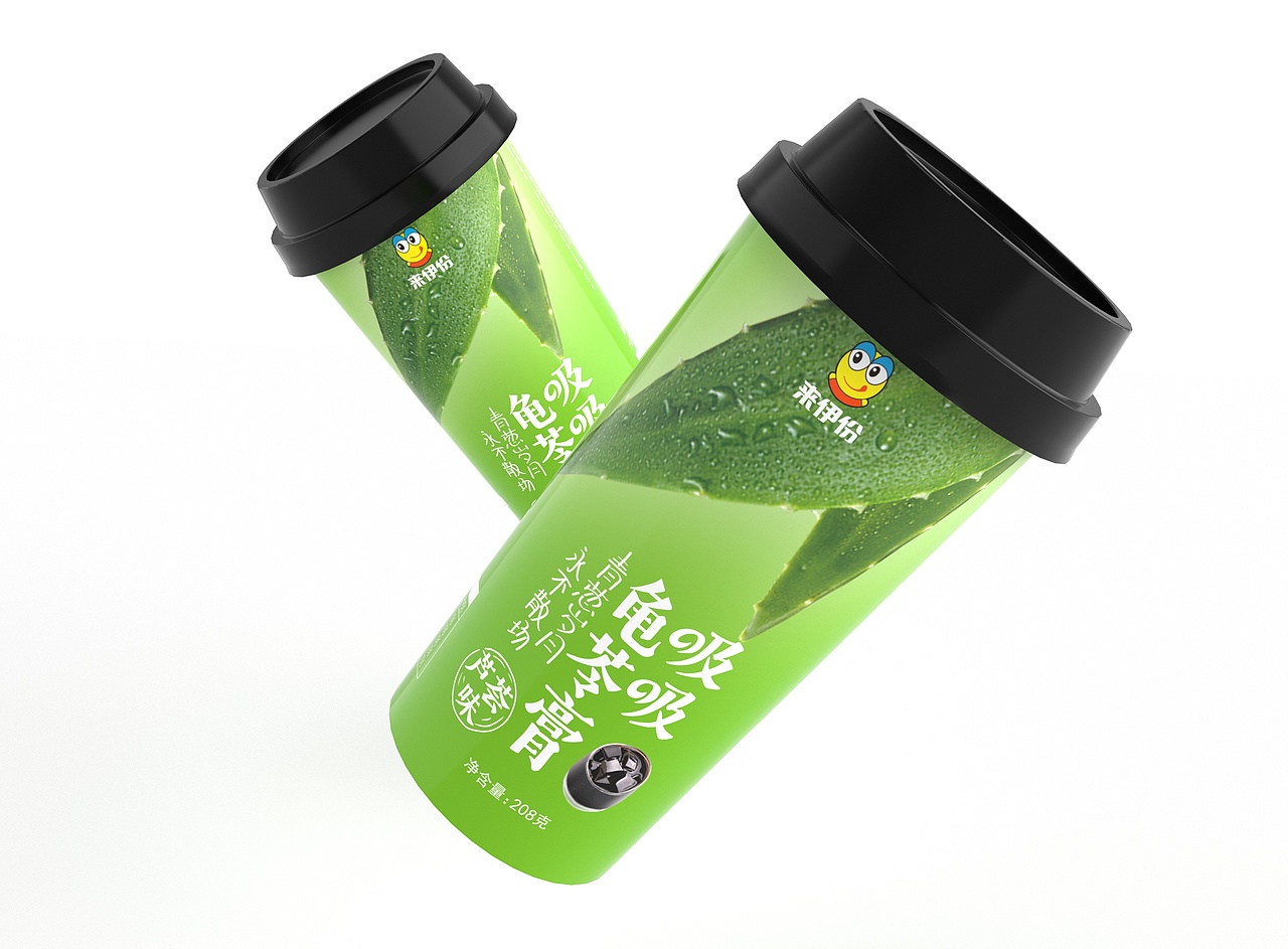 "零食巨头"来伊份品牌龟苓膏产品包装视觉升级