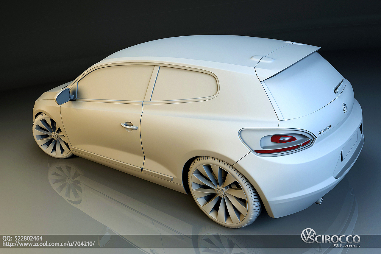 精悍小钢炮—VW 尚酷小白模！（图ZNTgwNzQ1Mg==） - 机械/交通 - 站酷设计师Su2011原创素材 - 站酷ZCOOL