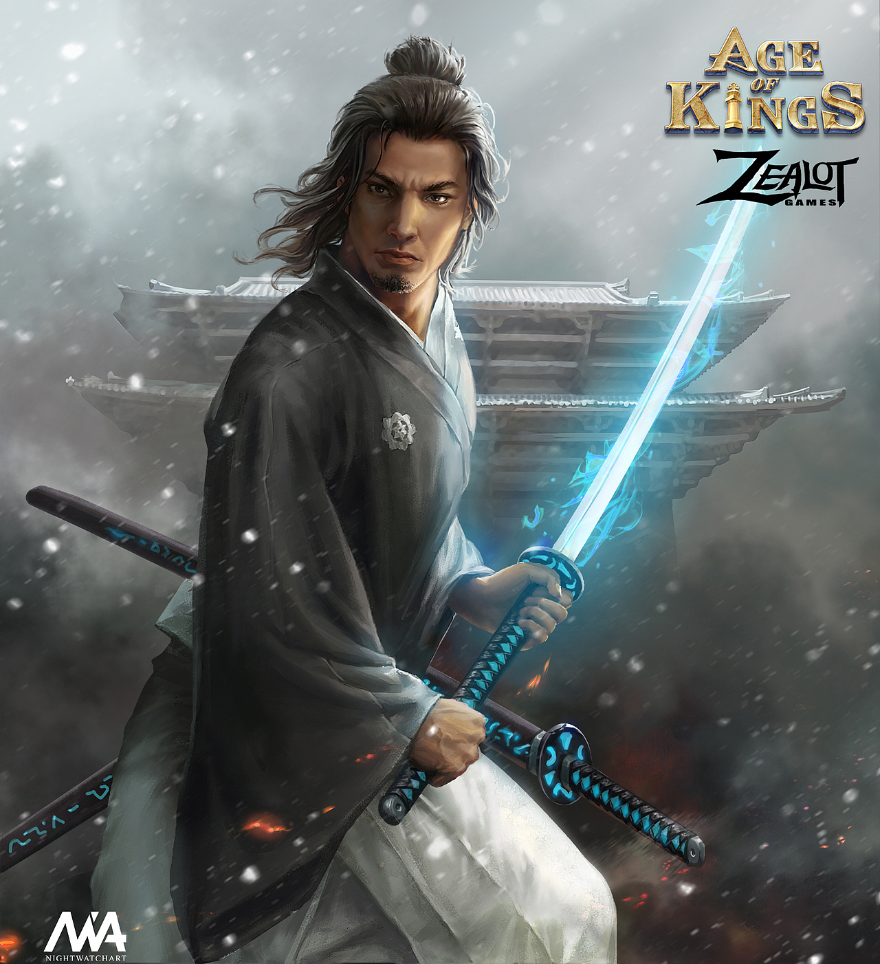 NWA原创 |《王权争霸（Age of Kings）》人物卡牌插画（图ZNzc0Njg4MjA=） - 商业插画 - 站酷设计师QueenStudios原创素材 - 站酷ZCOOL