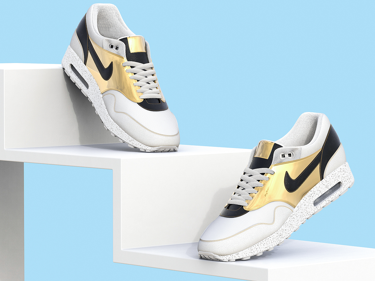 keyshot （4）NIKE鞋子渲染