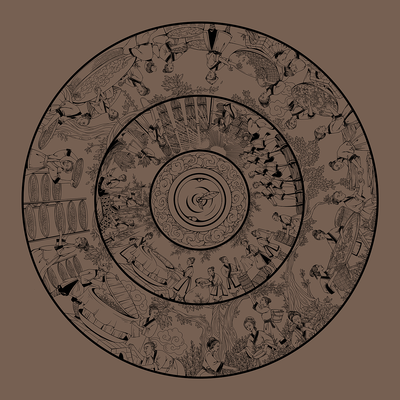 《年轮》-茶叶包装礼盒设计（图ZMjg2NTY4NDM2） - 包装 - 站酷设计师ilben张艺彬原创素材 - 站酷ZCOOL