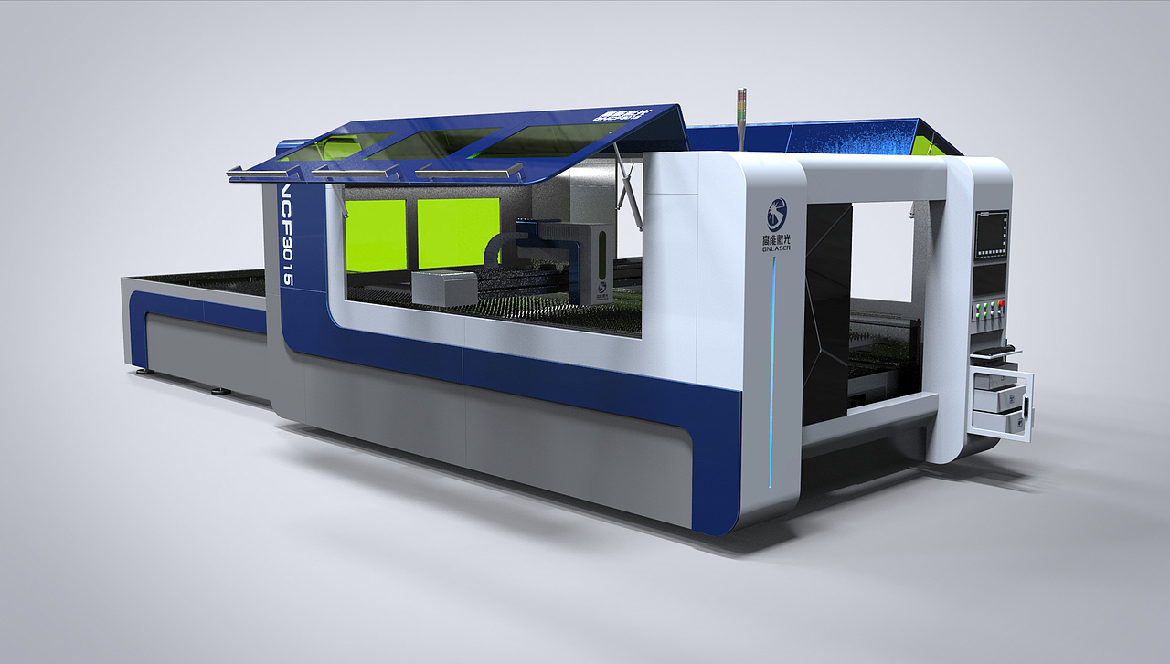 工业之美钣金产品设计之gn激光切割机