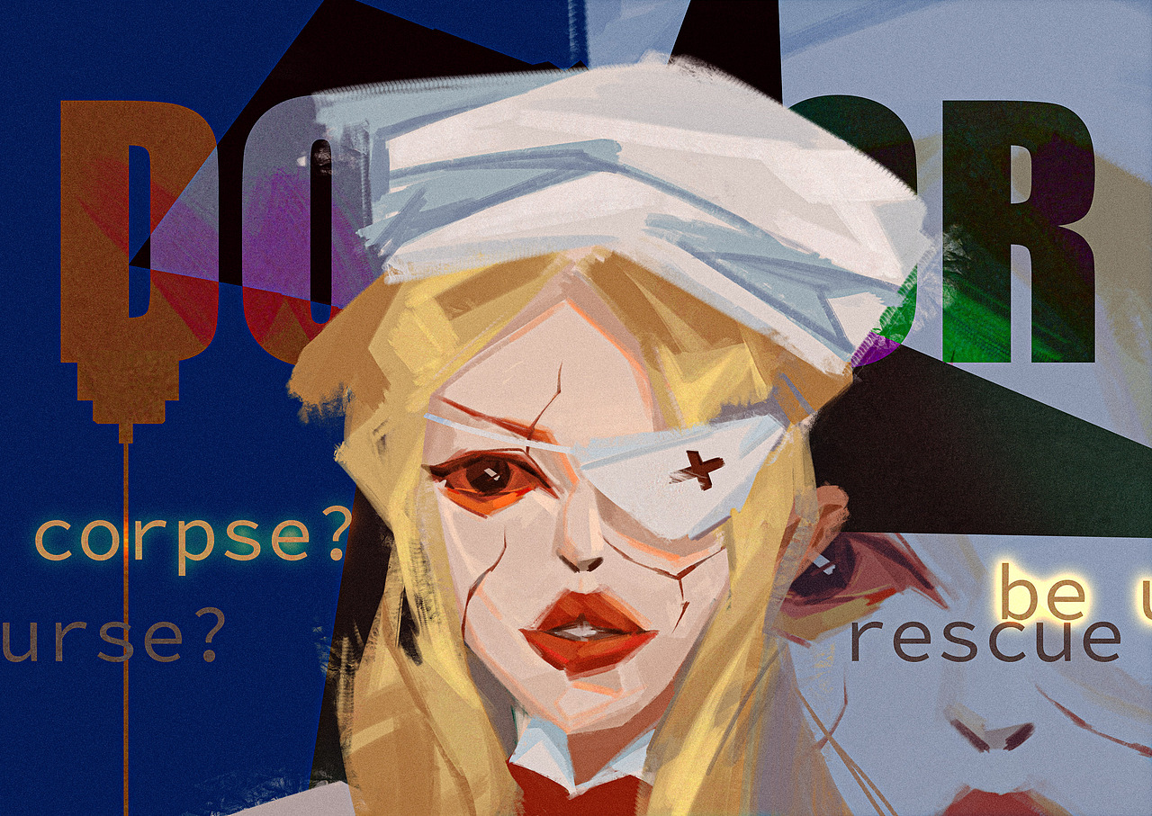 医尸？（图ZMjU1NjI5Njg4） - 创作习作 - 站酷设计师棠切野归原创素材 - 站酷ZCOOL