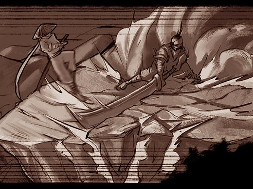 武侠手绘漫画风_漫画分镜素材