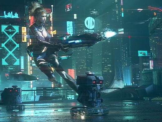 【DNF魔改】赛博朋克版的女枪三觉，爱了爱了~