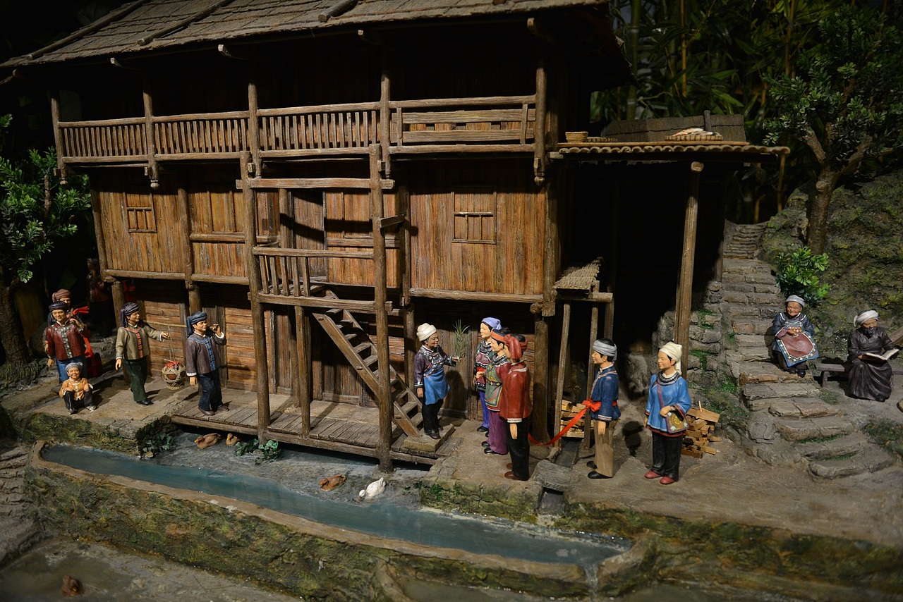 56个民族婚俗微雕2