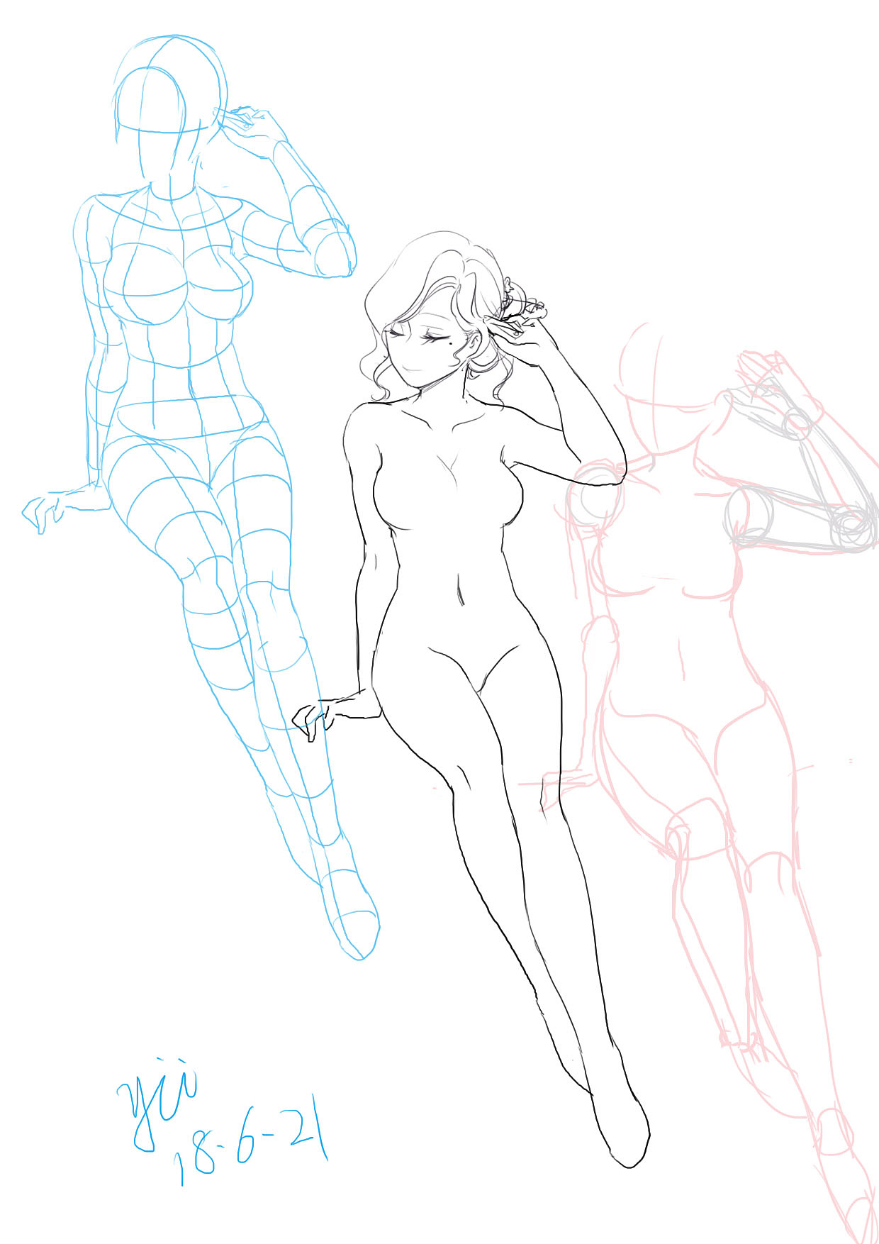 2018下半年的部分速写练习