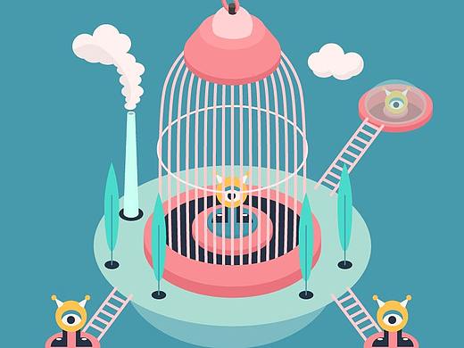 2.5d單張小練習（個人主頁-ZNDk2MDU5NDA=） - 藝術(shù)插畫 - 站酷設計師聰明的左撇子原創(chuàng)素材 - 站酷ZCOOL