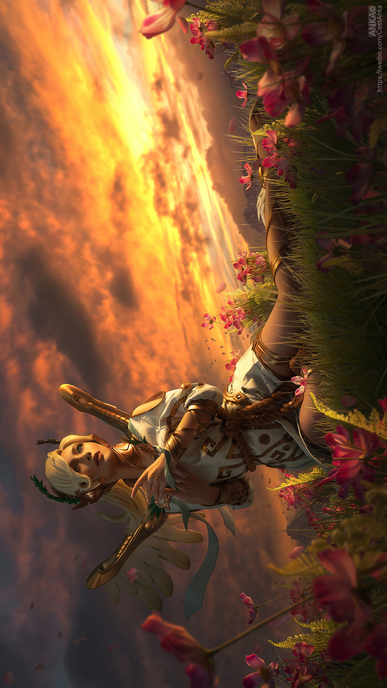 ow守望先锋 胜利女神天使 cosplay摄影后期 overwatch