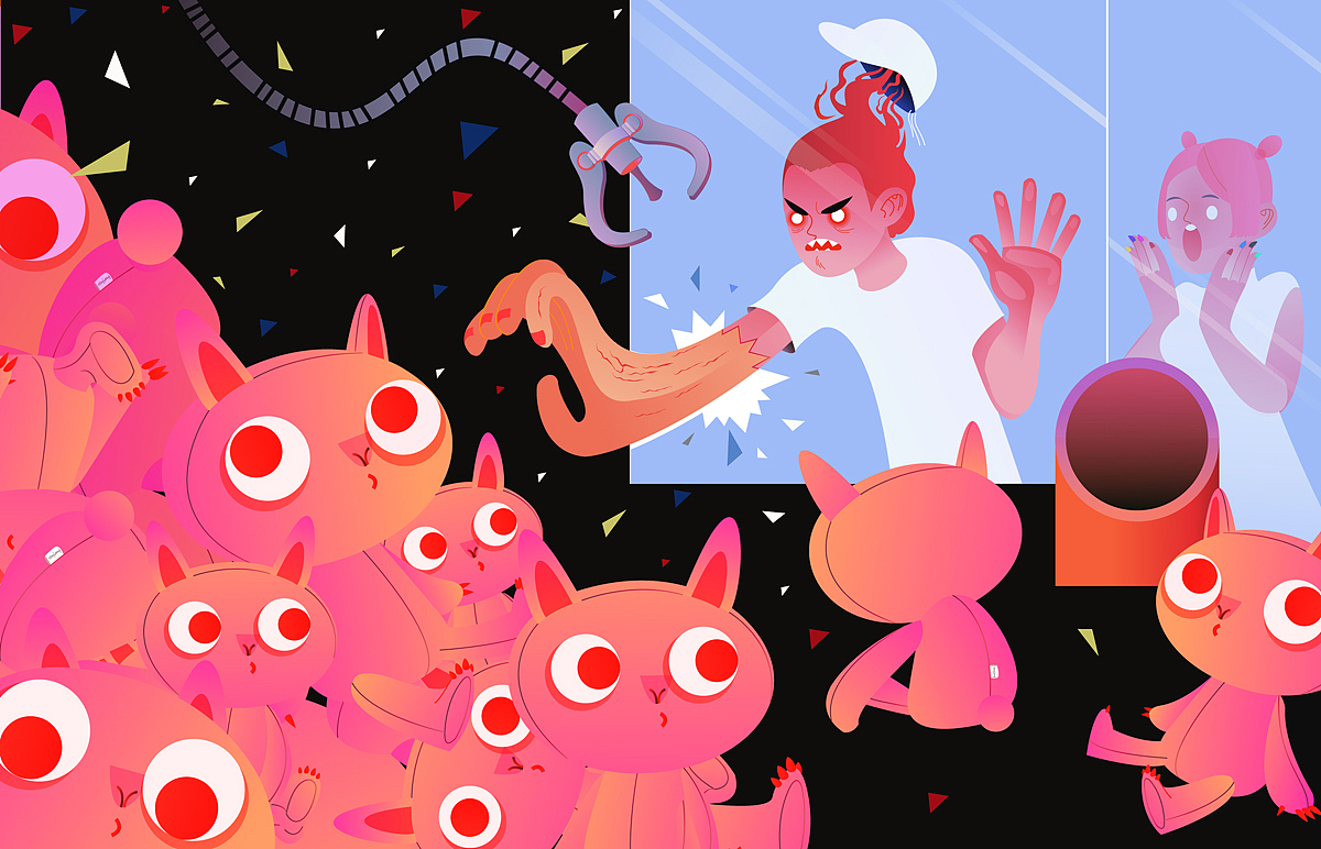 AI插画练习（图ZNDIxNzY3Mjg=） - 创作习作 - 站酷设计师僵僵原创素材 - 站酷ZCOOL