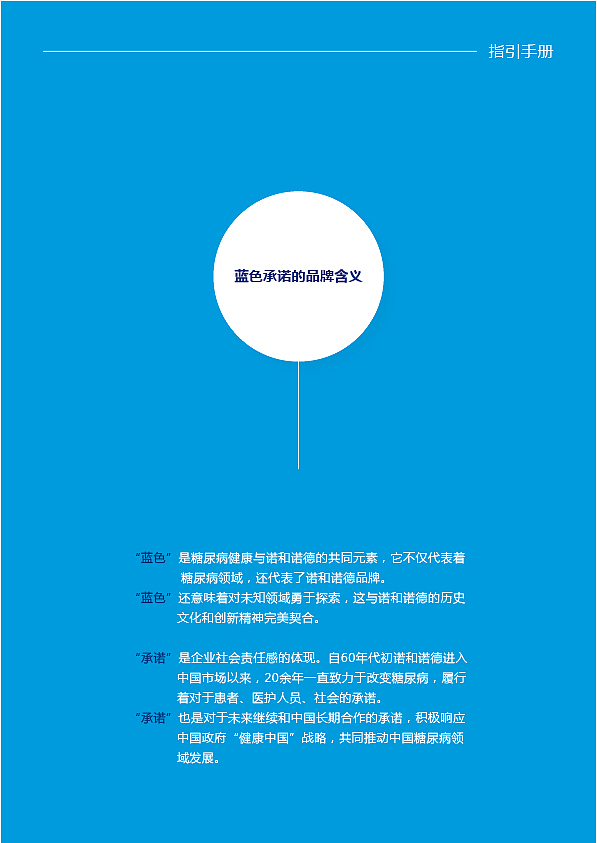 VI《蓝色承诺》品牌推广手册创意设计