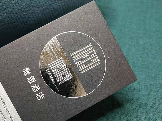【温度名片】黑色商务名片工艺欣赏