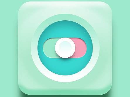 马卡龙色系播放器icon