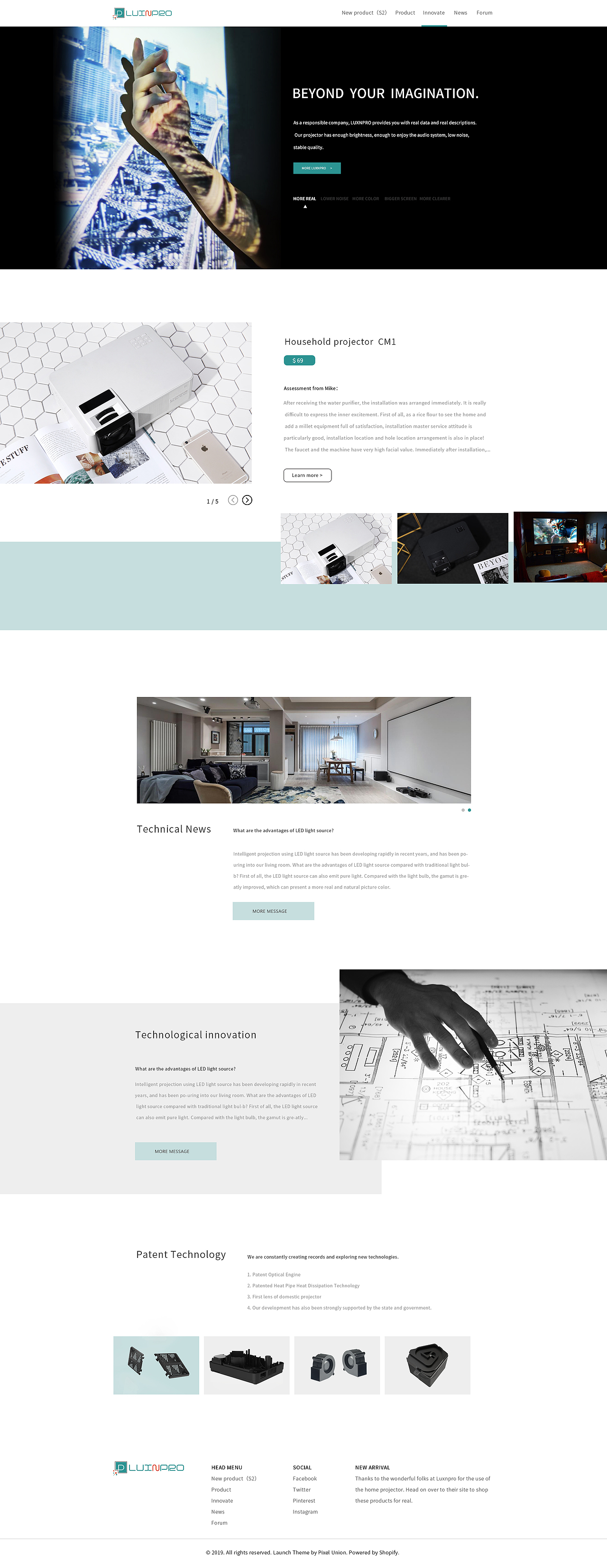 LUXNPRO官网（图ZMTcxNjE1NzI0） - 企业官网 - 站酷设计师阿黄学妹丶原创素材 - 站酷ZCOOL