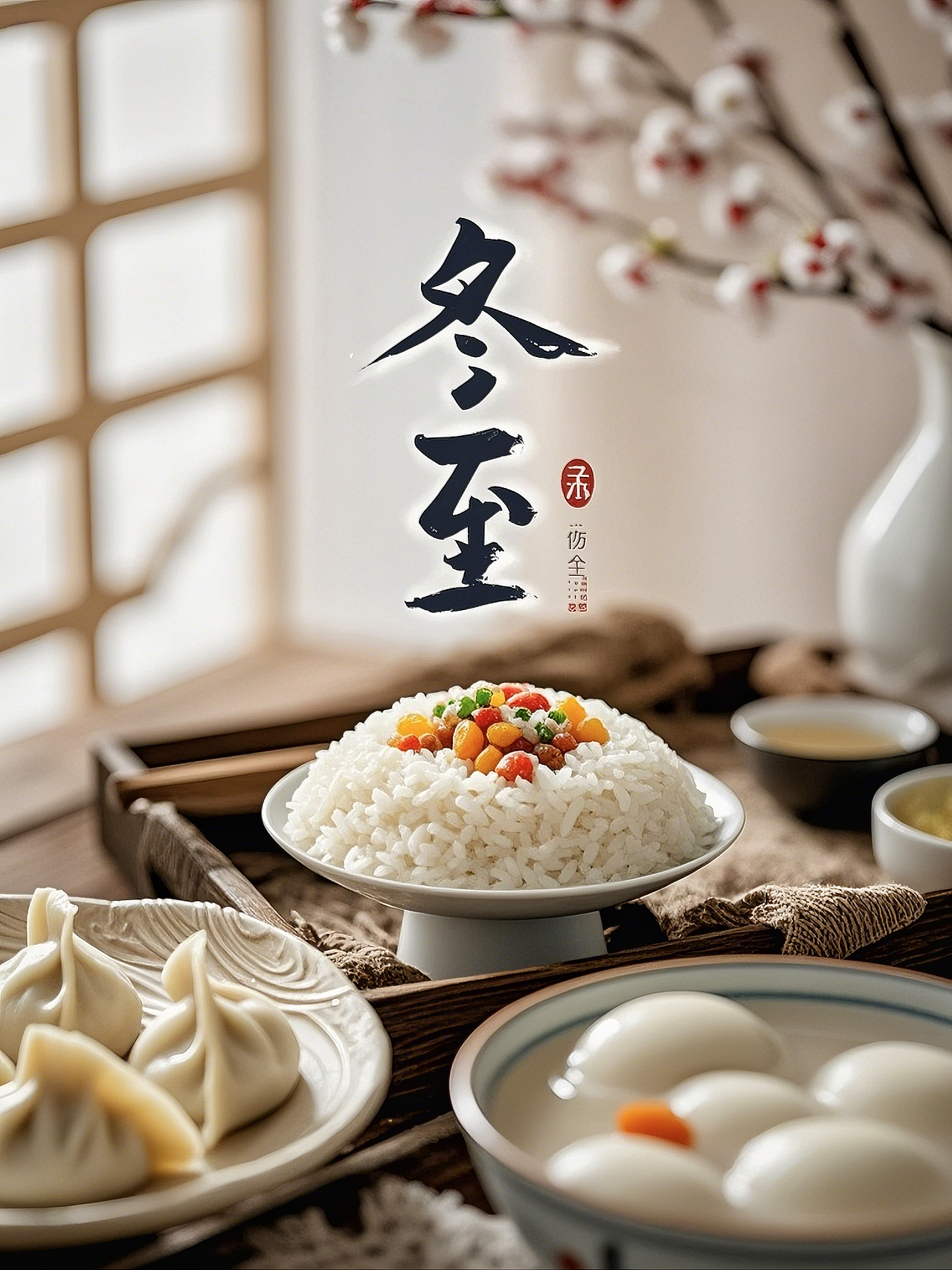 冬至,饺子汤圆糯米饭大赏