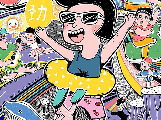 周年庆海报（个人主页-ZMzA0MDIyNTY=） - 商业插画 - 站酷设计师wenling玲玲原创素材 - 站酷ZCOOL