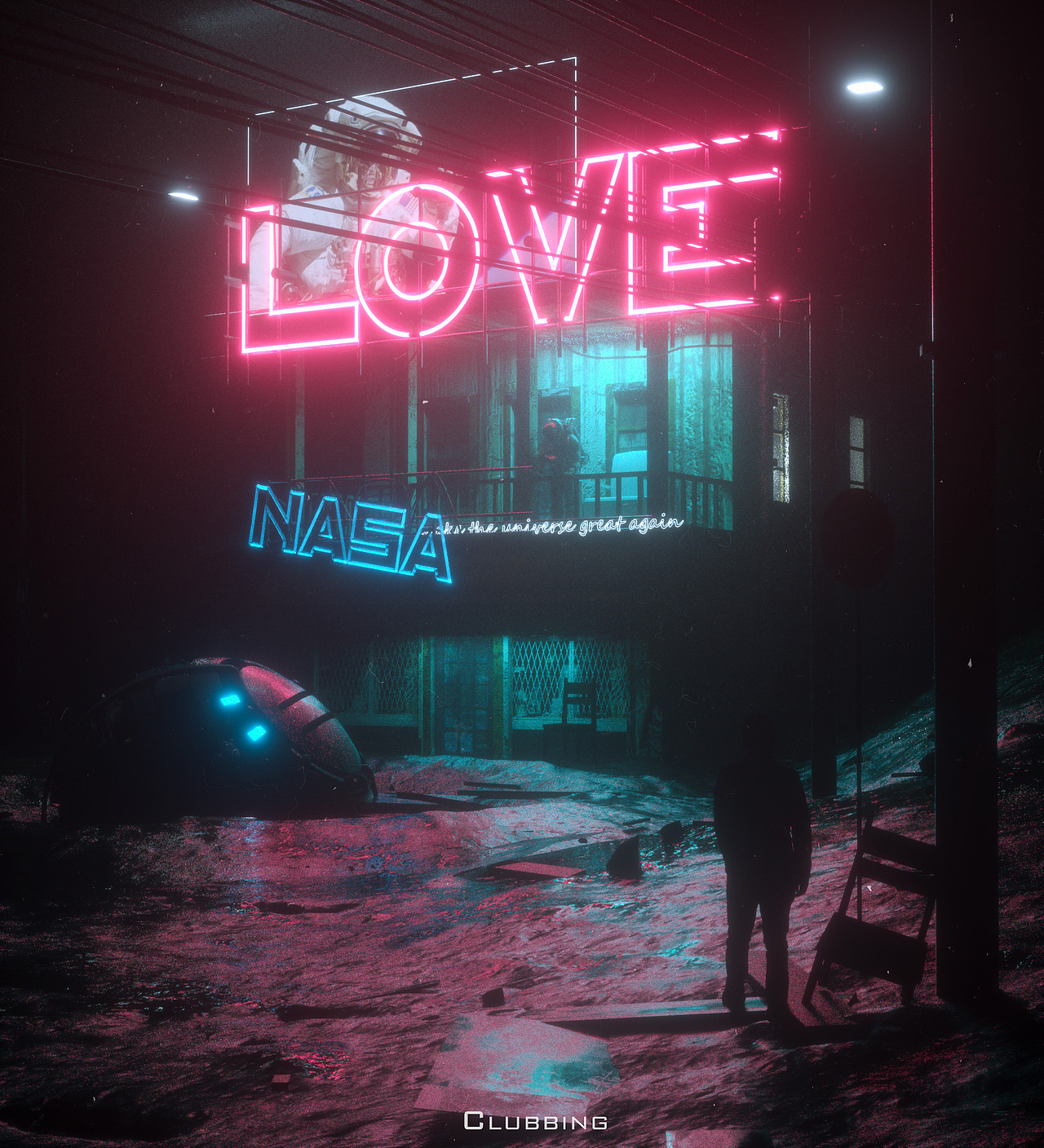 2017年8月 每日作品+LOVE NASA系列（图ZODk4NzcyMjg=） - 场景 - 站酷设计师乐毅艺术工作室原创素材 - 站酷ZCOOL