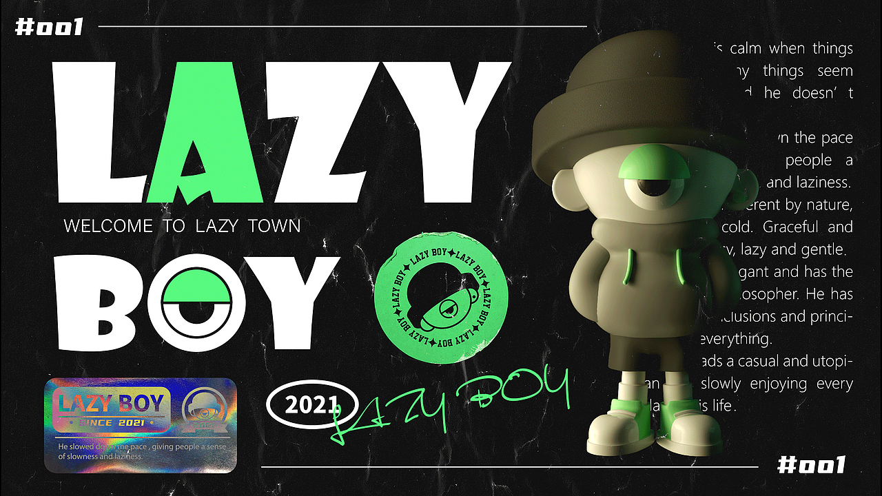 《LAZY BOY》个人IP作品集(图ZMjc5Njc3NTg4) - IP形象 - 站酷设计师JIOJIO焦焦原创素材 - 站酷ZCOOL