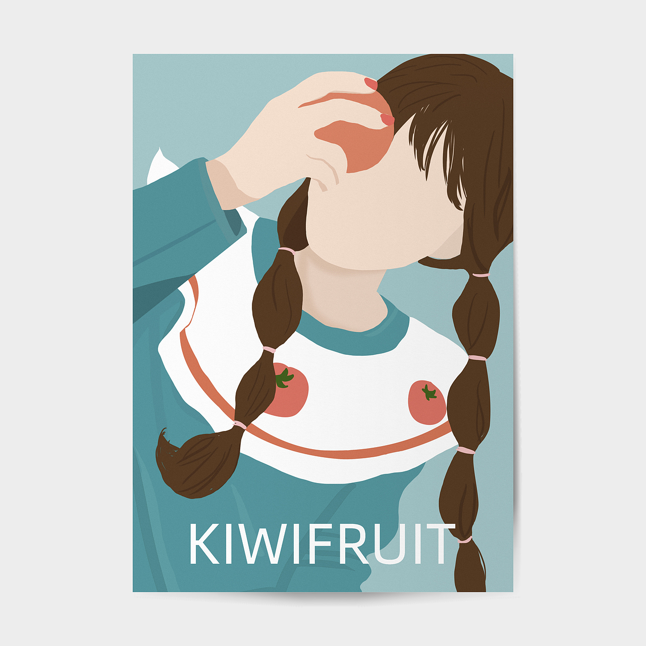 扁平風插畫裝飾畫——水果女孩系列（圖ZMjEwNjYxODky） - 新銳潮流插畫 - 站酷設(shè)計師奇兮原創(chuàng)素材 - 站酷ZCOOL