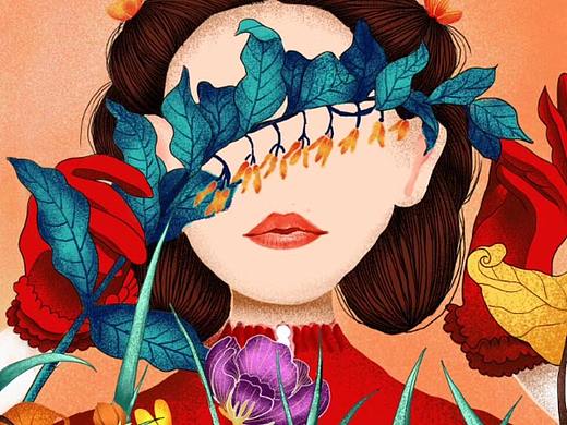 花季（個(gè)人主頁-ZMjU5MTEyMDg=） - 藝術(shù)插畫 - 站酷設(shè)計(jì)師小MAY兒原創(chuàng)素材 - 站酷ZCOOL