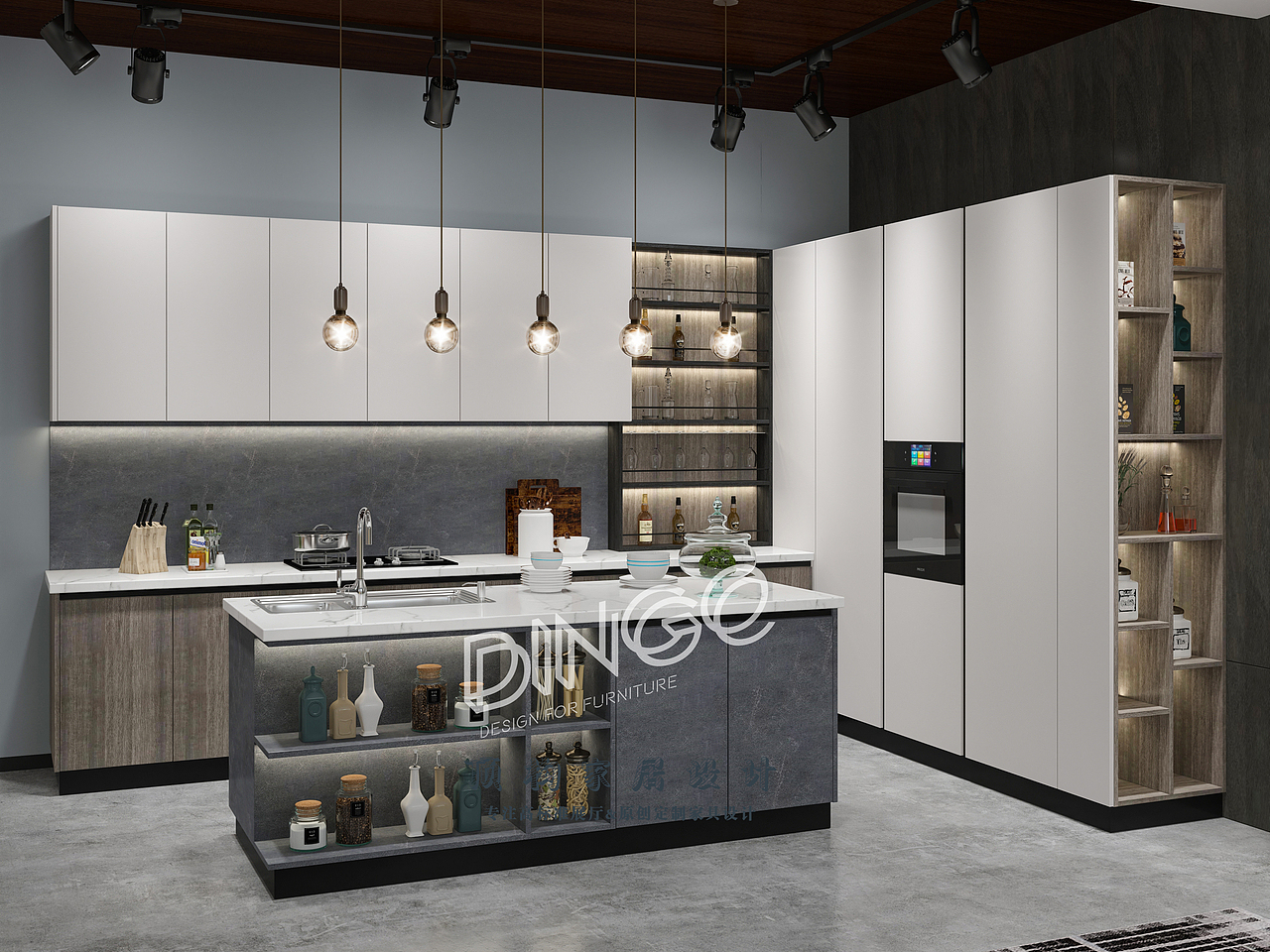 湖北大冶印象汉高全屋定制家具展厅