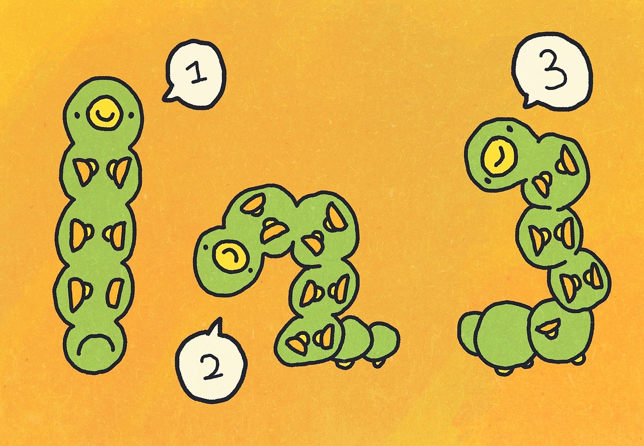 绘本故事 | 爱数数的毛毛虫