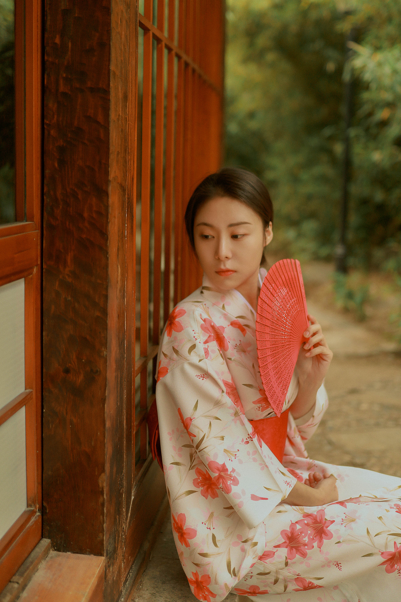 少女写真和风浴衣