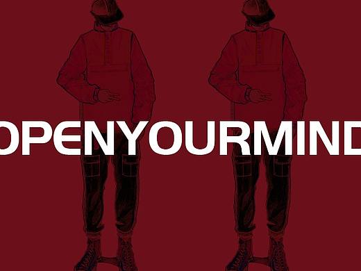 OPEN YOUR MIND 2018 黄色立领卫衣 预售