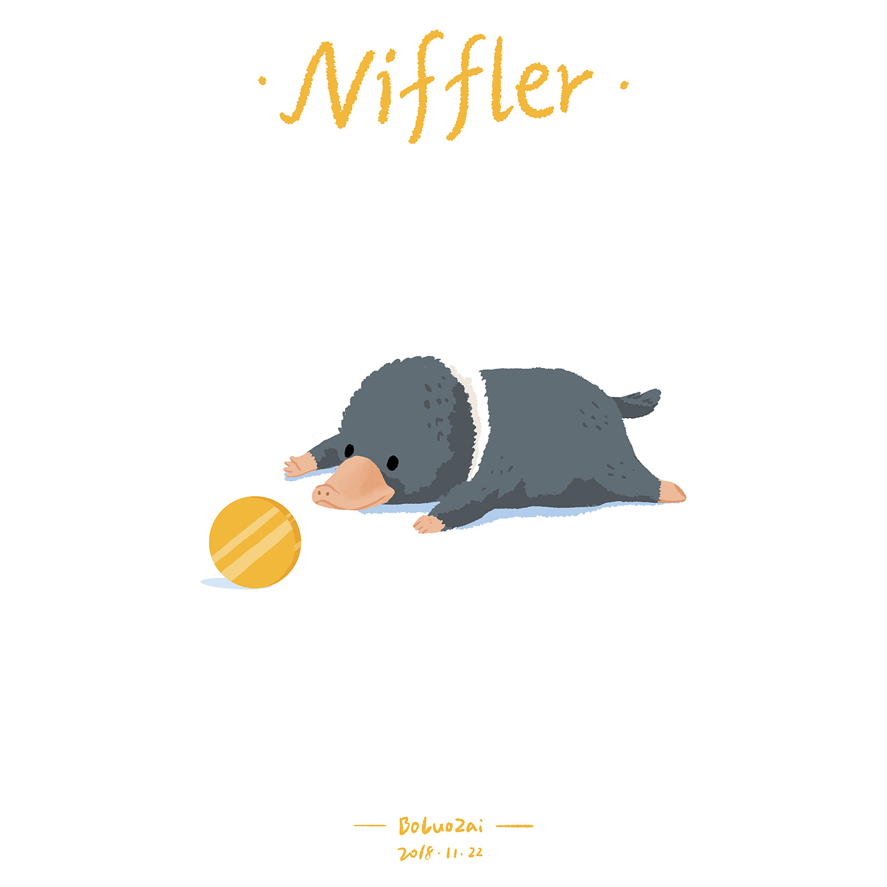 神奇动物在哪里2嗅嗅一家（图ZMTM2NTE5NTcy） - 创作习作 - 站酷设计师菠萝油条虾原创素材 - 站酷ZCOOL