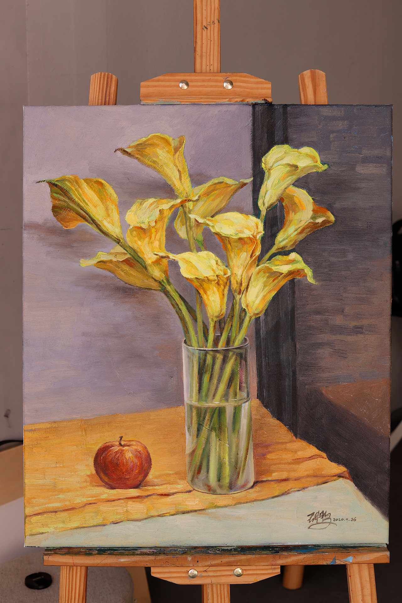 马蹄莲|纯艺术|绘画|天鹏z_原创作品-站酷zcool