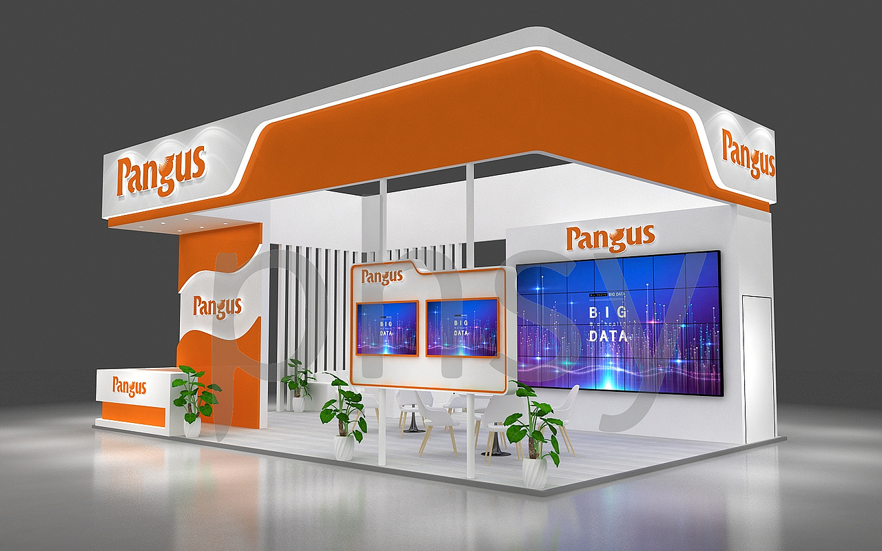 展台设计效果图