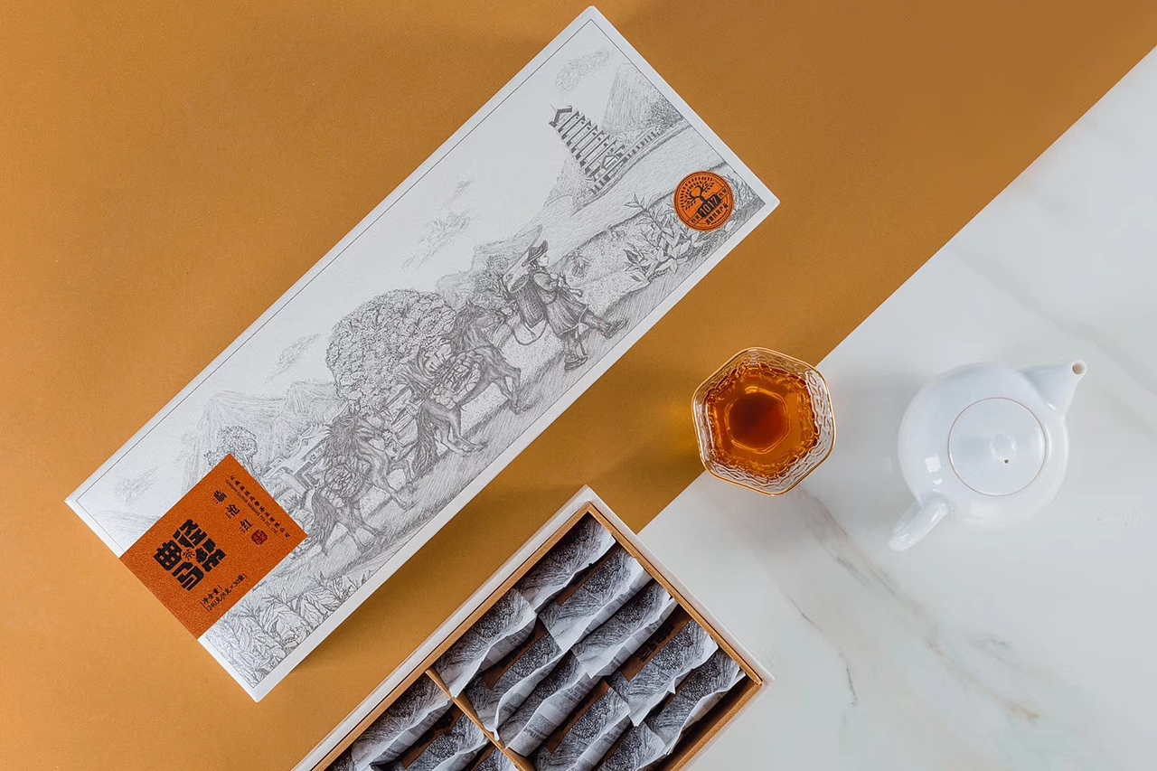 茶叶包装插画设计