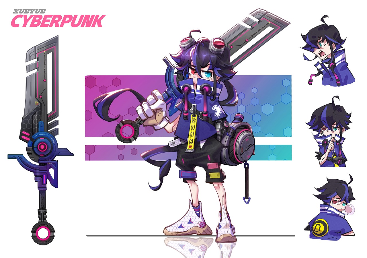 角色设定练习赛博朋克