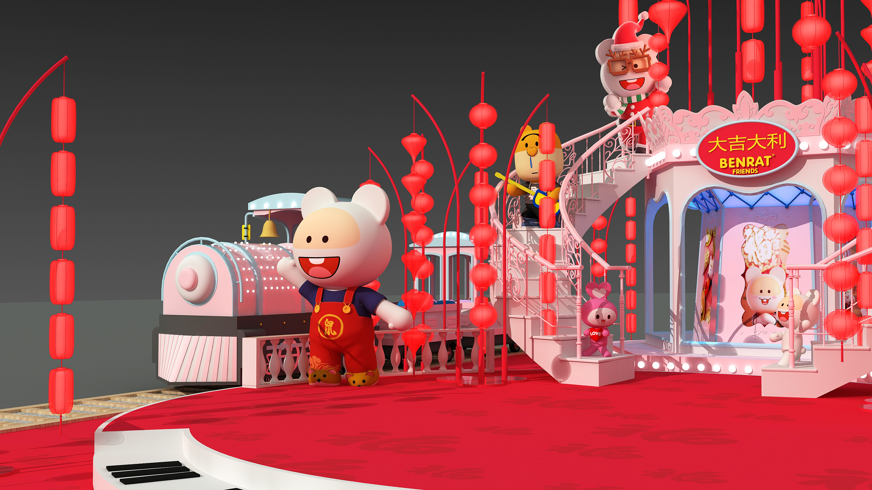 圣诞美陈网红打卡