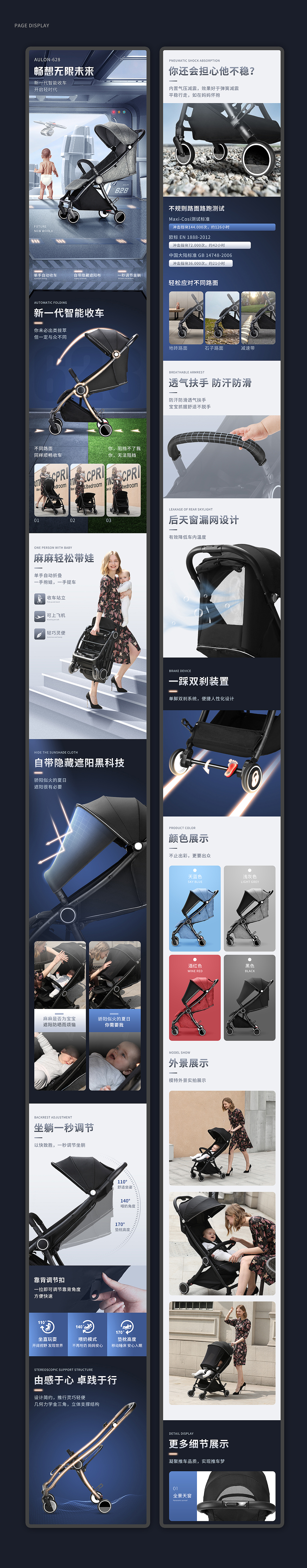 婴儿推车详情X3（图ZMTc4NTg3OTEy） - 电商 - 站酷设计师王灬大葱原创素材 - 站酷ZCOOL